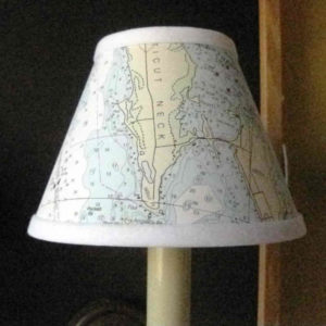 Chandelier / Sconce Shades Nautical Chart Lampshades